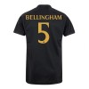 Maglia ufficiale Real Madrid Bellingham 5 Alternativa 2023-24 per Uomo